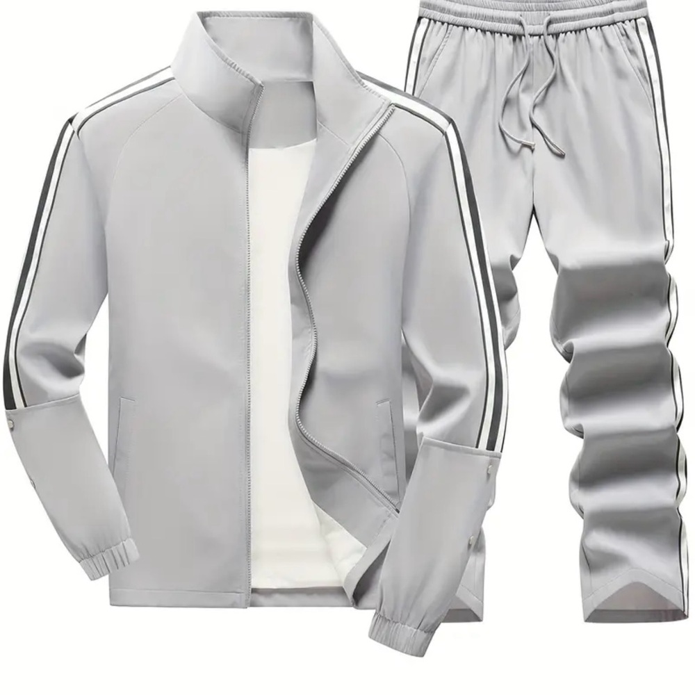 Men's Gray Track Jacket
